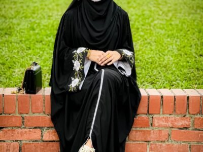 Premium Embroidered Arabian Abaya