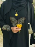 Butterfly Borka – Premium Dubai Cherry Fabric - Image 6