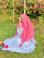 ৩ পার্ট ইনস্ট্যান্ট রেডি হিজাব – প্রিমিয়াম শিফন জর্জেট - Image 4