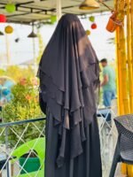 ৩ পার্ট ইনস্ট্যান্ট রেডি হিজাব – প্রিমিয়াম শিফন জর্জেট - Image 8