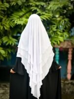 ৩ পার্ট ইনস্ট্যান্ট রেডি হিজাব – প্রিমিয়াম শিফন জর্জেট - Image 9