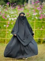 ২ পার্ট ইনস্ট্যান্ট রেডি হিজাব – প্রিমিয়াম শিফন জর্জেট