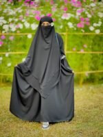 ২ পার্ট ইনস্ট্যান্ট রেডি হিজাব – প্রিমিয়াম শিফন জর্জেট - Image 10