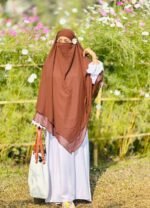 ২ পার্ট ইনস্ট্যান্ট রেডি হিজাব – প্রিমিয়াম শিফন জর্জেট - Image 8