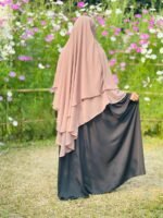 ২ পার্ট ইনস্ট্যান্ট রেডি হিজাব – প্রিমিয়াম শিফন জর্জেট - Image 7