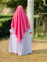 ২ পার্ট ইনস্ট্যান্ট রেডি হিজাব – প্রিমিয়াম শিফন জর্জেট - Image 5